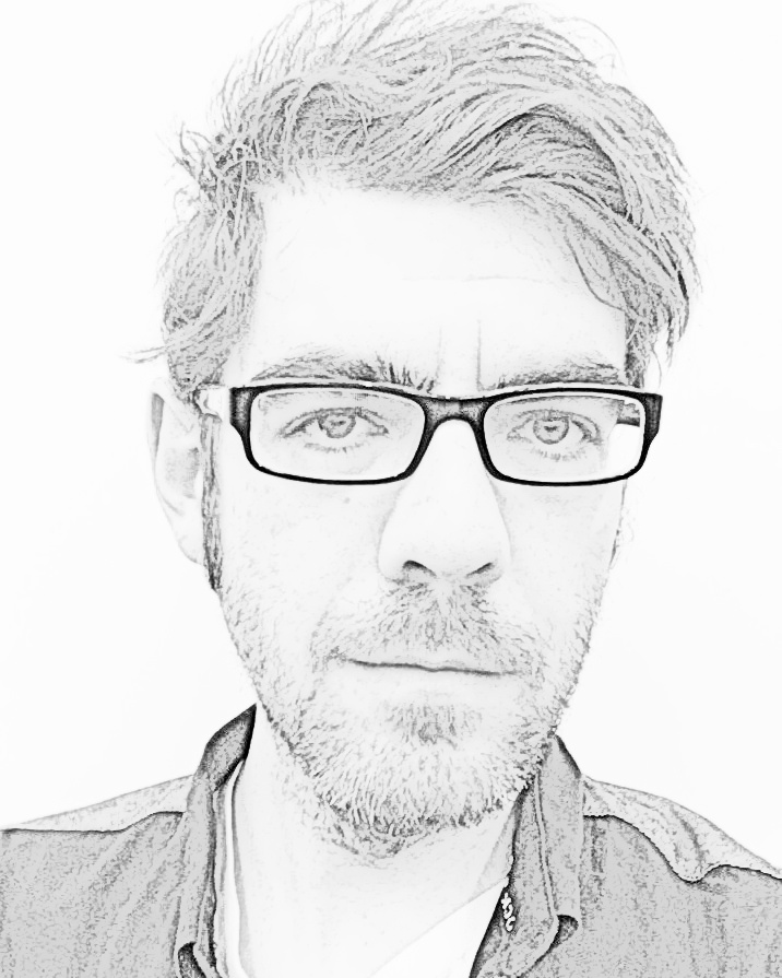 Pencil sketch portrait of Michael Thomas Smith
